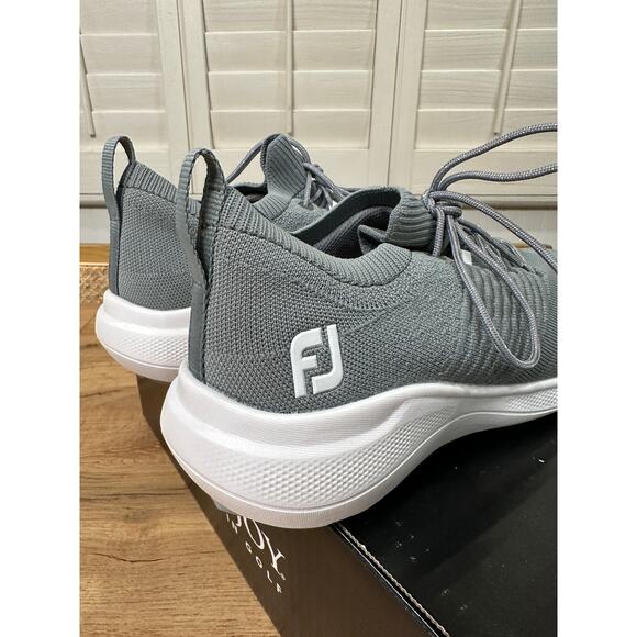 Footjoy Women's Flex XP Golf Shoes Performance Knit Mesh Grey  Size 9 NIB - Picture 12 of 15